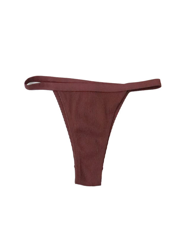 Slip de baie Nly Beach Reality Check Bikini Panty Burgundy