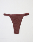 Slip de baie Nly Beach Reality Check Bikini Panty Burgundy