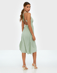 Rochie Nly Trend Cross Back Drapy Verde