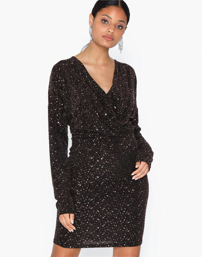 Rochie Nly Trend Shine Negru