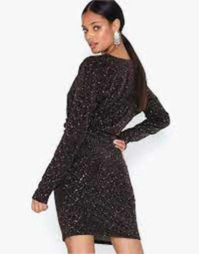 Rochie Nly Trend Shine Negru