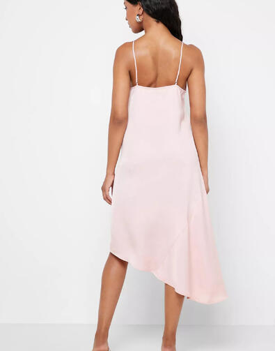 Rochie Pieces Asymmetric Cami Strap Roz