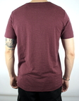 Tricou Selected Homme Morgan Burgundy