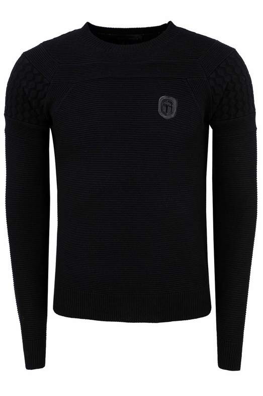 Pulover Frankie Morello System Negru