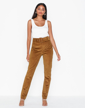 Pantaloni Nly Trend Shimmery Bleted Cord Bej